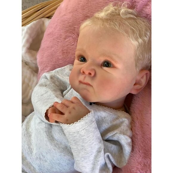 Zero Pam Realistic Reborn Baby Dolls Boy Silicone Full Body 18" - Picture 4 of 6